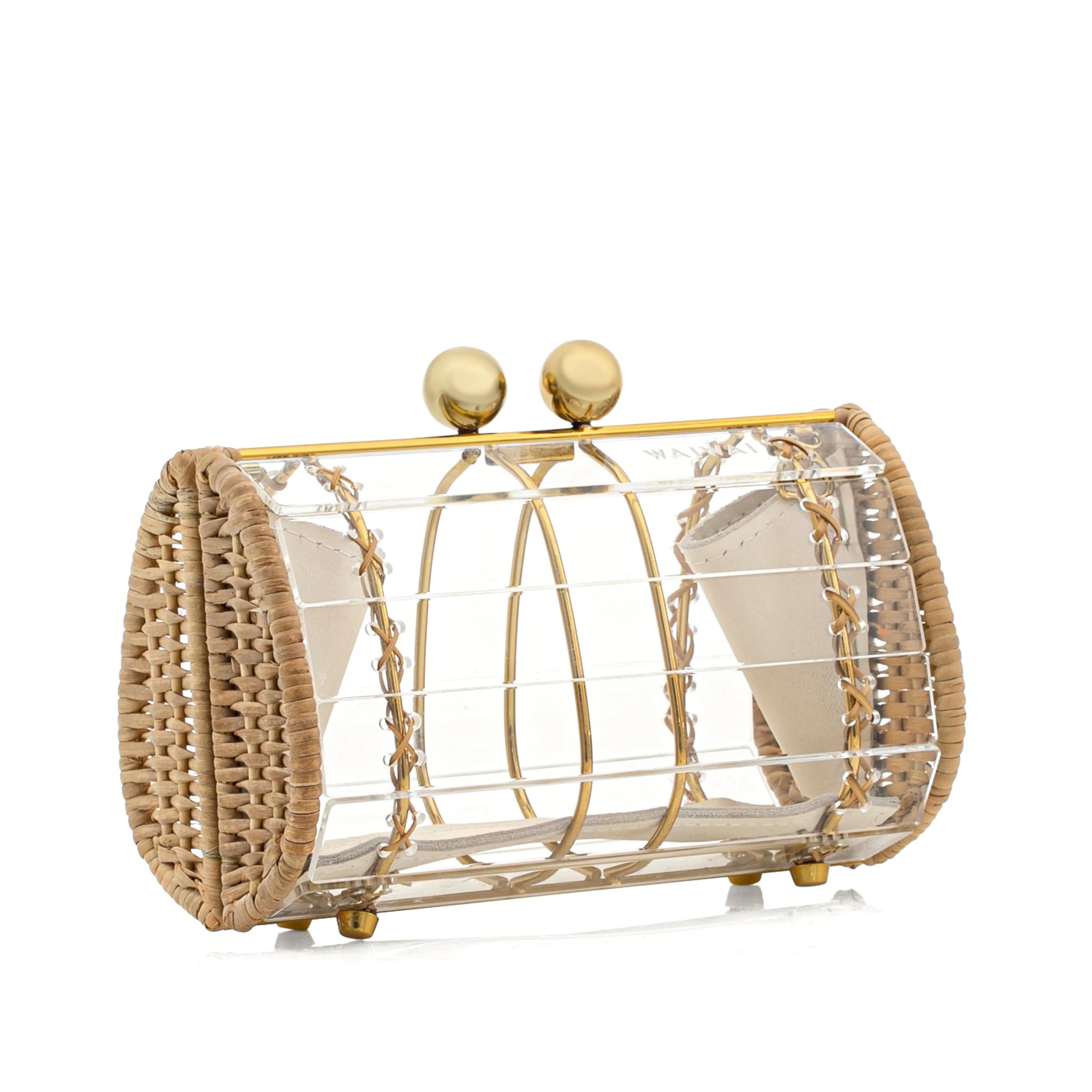 Clutch Petit Baoba Gold Crystal