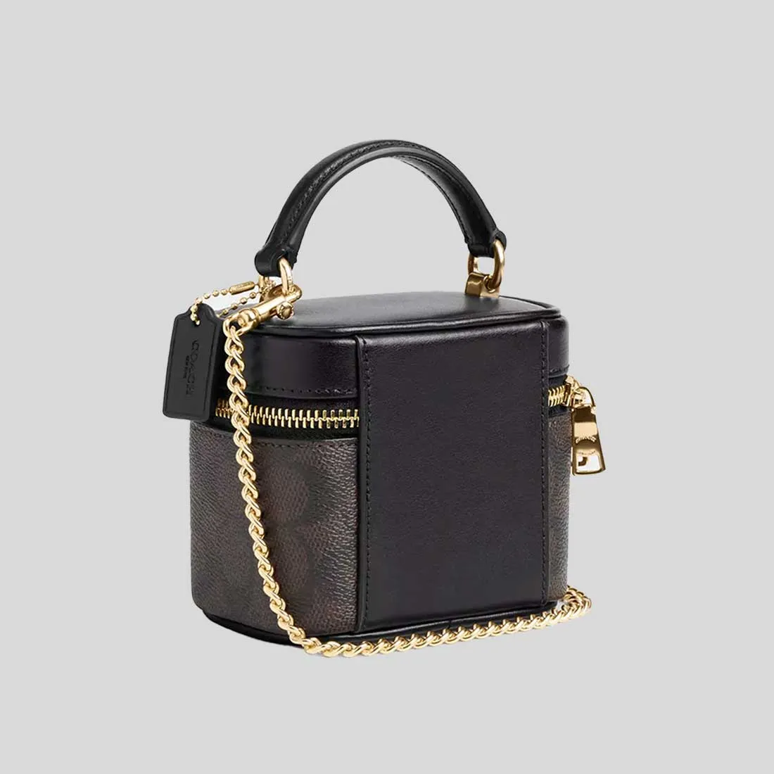 COACH Ava Crossbody Bag In Signature Canvas Walnut/Black CY732