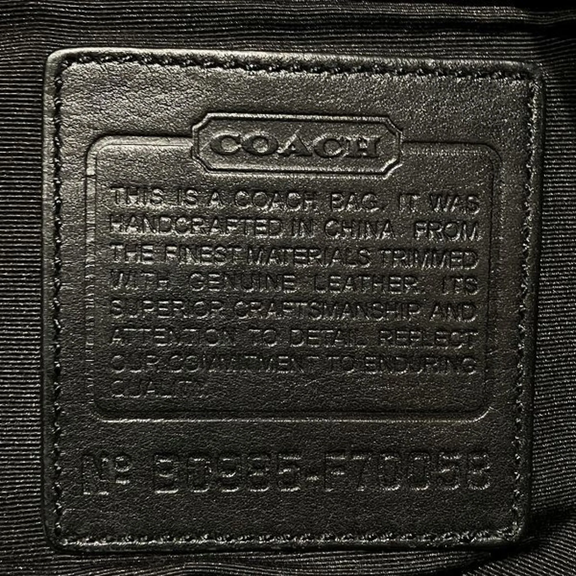 Coach Canvas Leather Shoulder Bag (Pre-Owned)