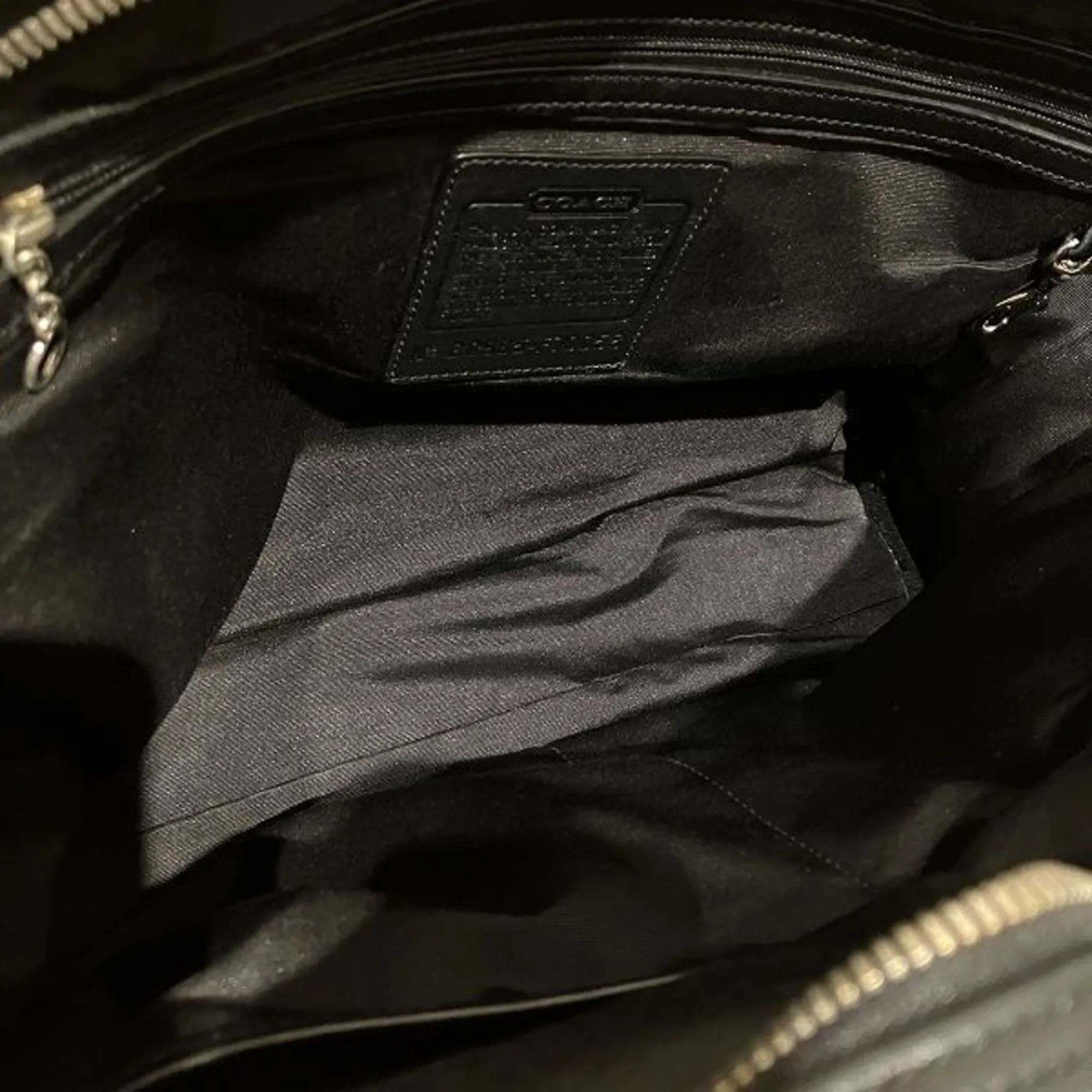 Coach Canvas Leather Shoulder Bag (Pre-Owned)