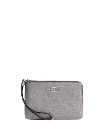 Coach Corner Zip Wristlet