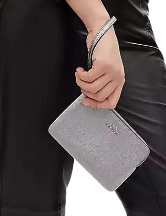 Coach Corner Zip Wristlet