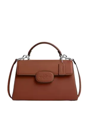 Coach Eliza Top Handle With Leather Covered Closure