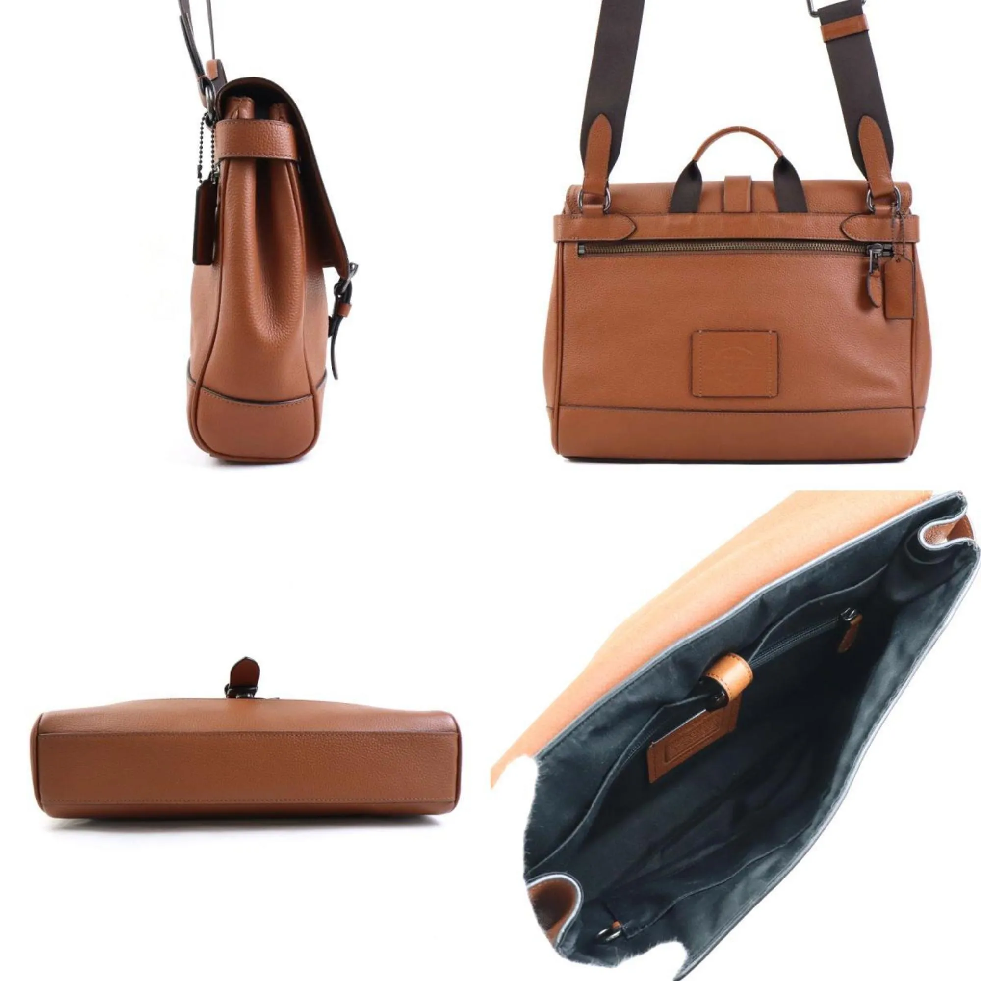 Coach Leather Shoulder Bag (Pre-Owned)