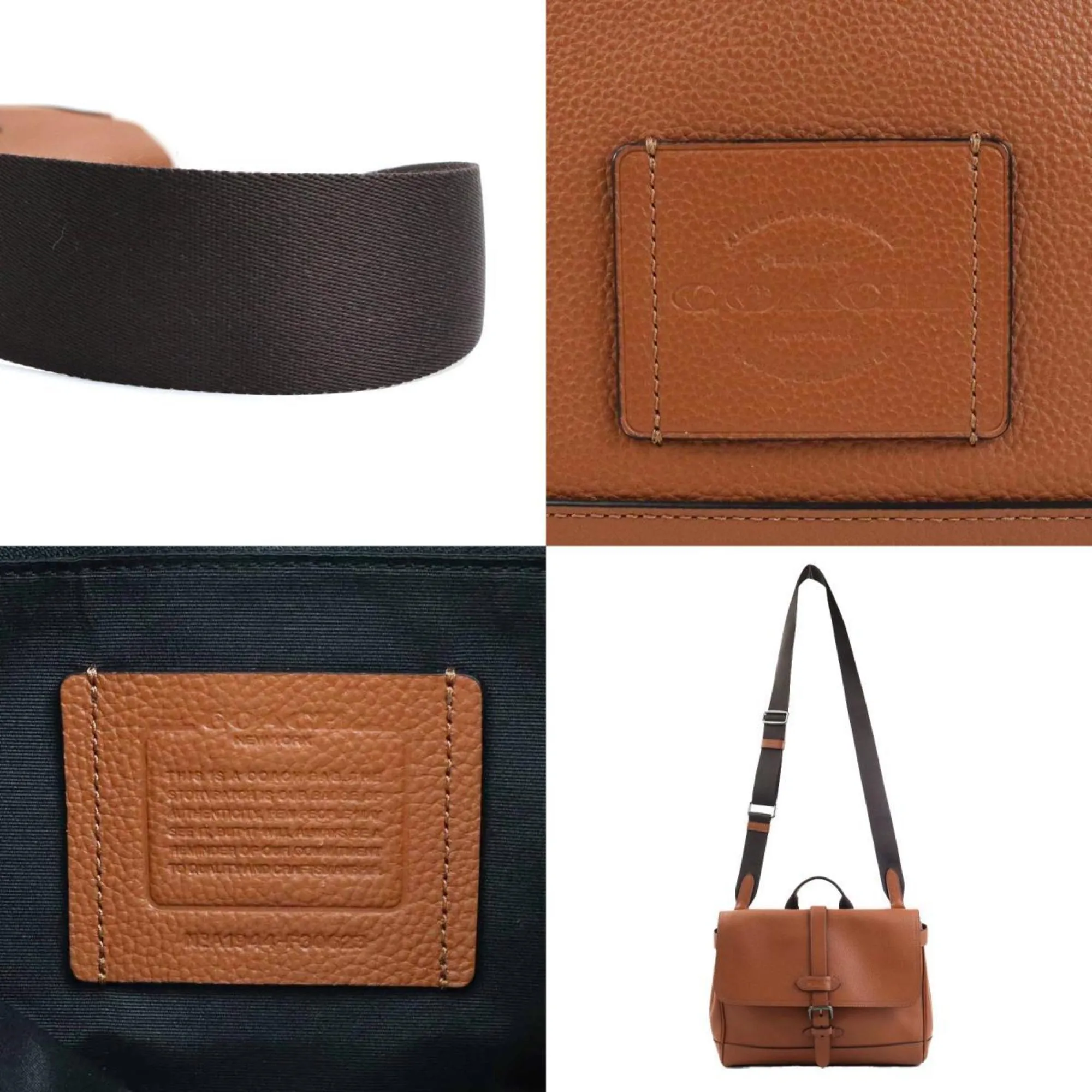 Coach Leather Shoulder Bag (Pre-Owned)