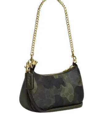 Coach Teri Mini Crossbody Bag In Signature Camo Print