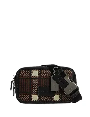 Coach Wyatt Belt Bag With Plaid Print