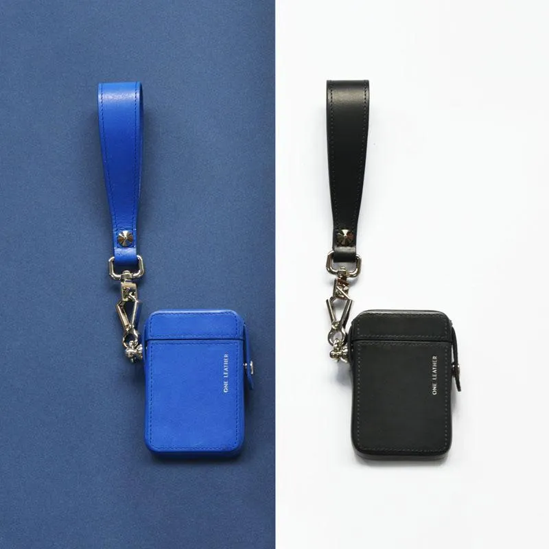 Cool Blue Leather Womens Mens 20pcs Cigarette Holder Case Wristlet Cigarette Case for Women