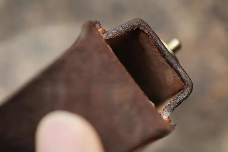 Cool Mens Leather Dunhill Rollagas Lighter Case with Loop Dunhill lighter Holder with Loops