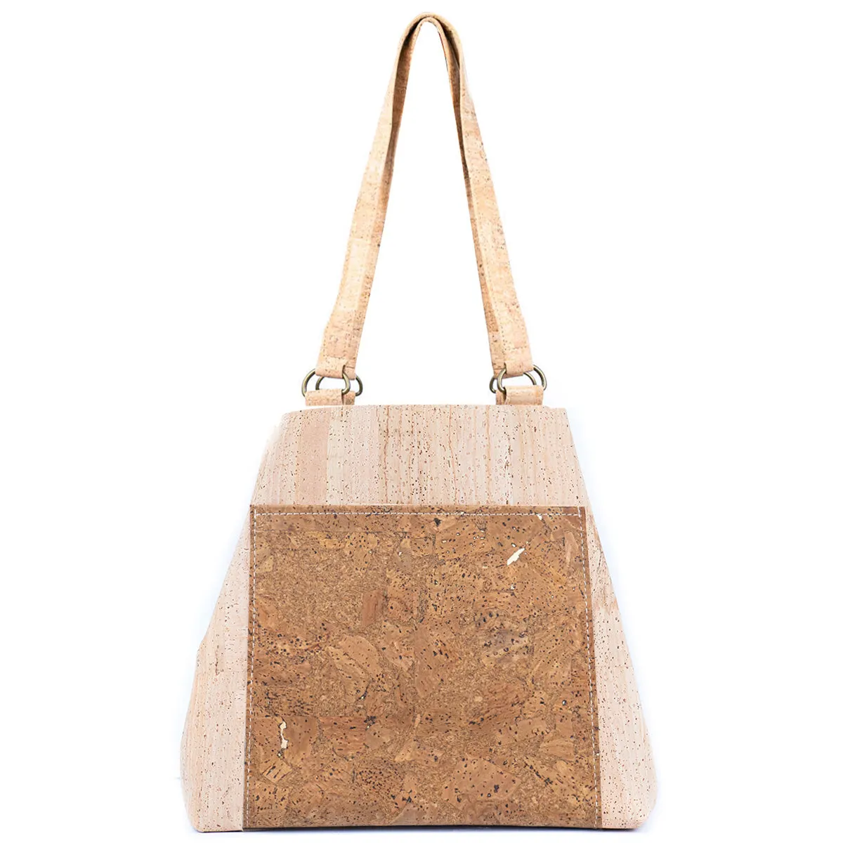Cork Women's Tote Bag with Front Pocket BAGP-277 EF
