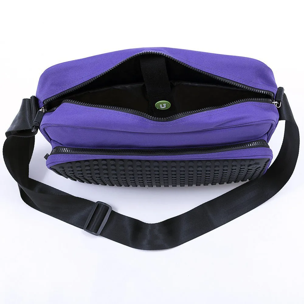 Creative Pixel Two Pocket Messenger Bag