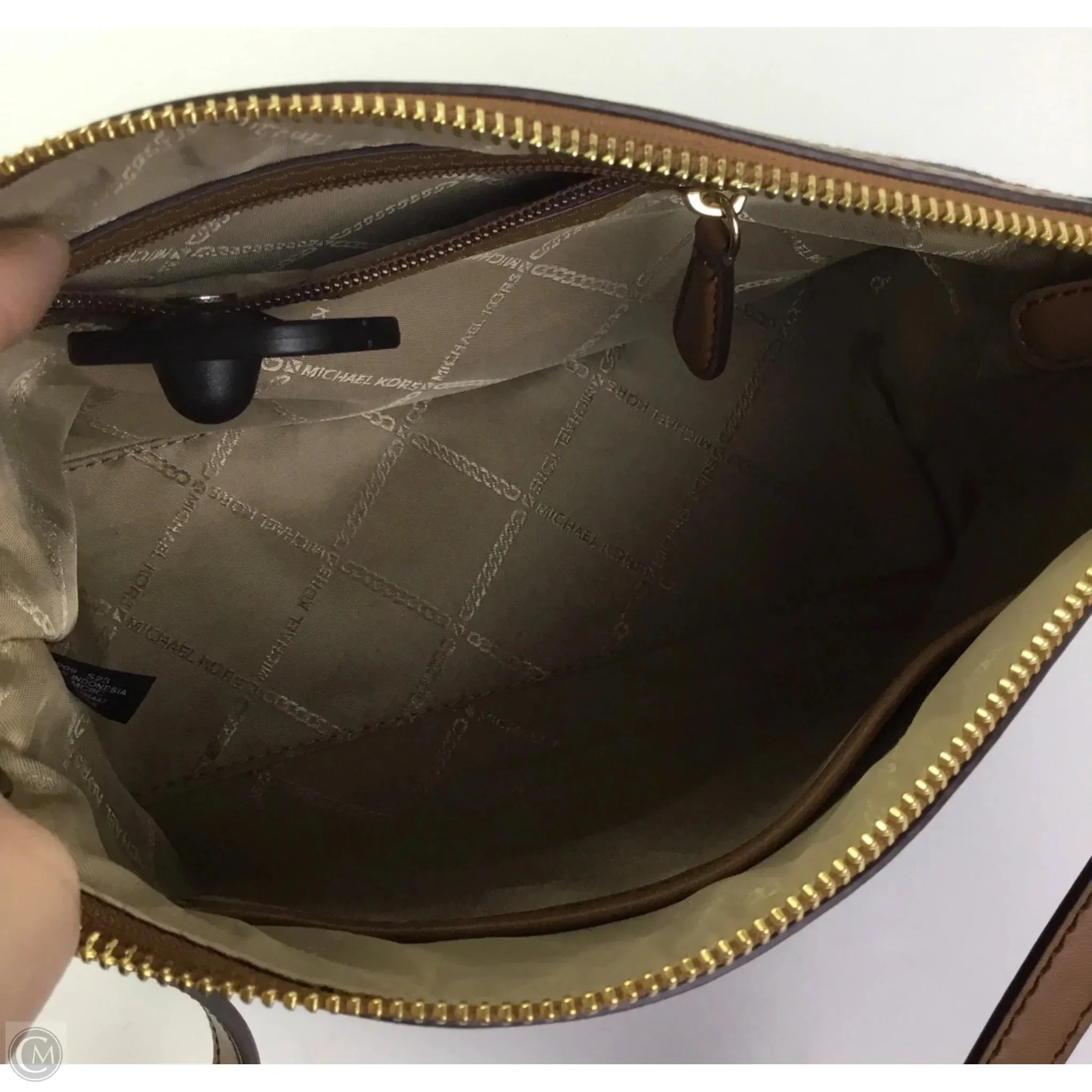 Crossbody Designer By Michael Kors, Size: Medium