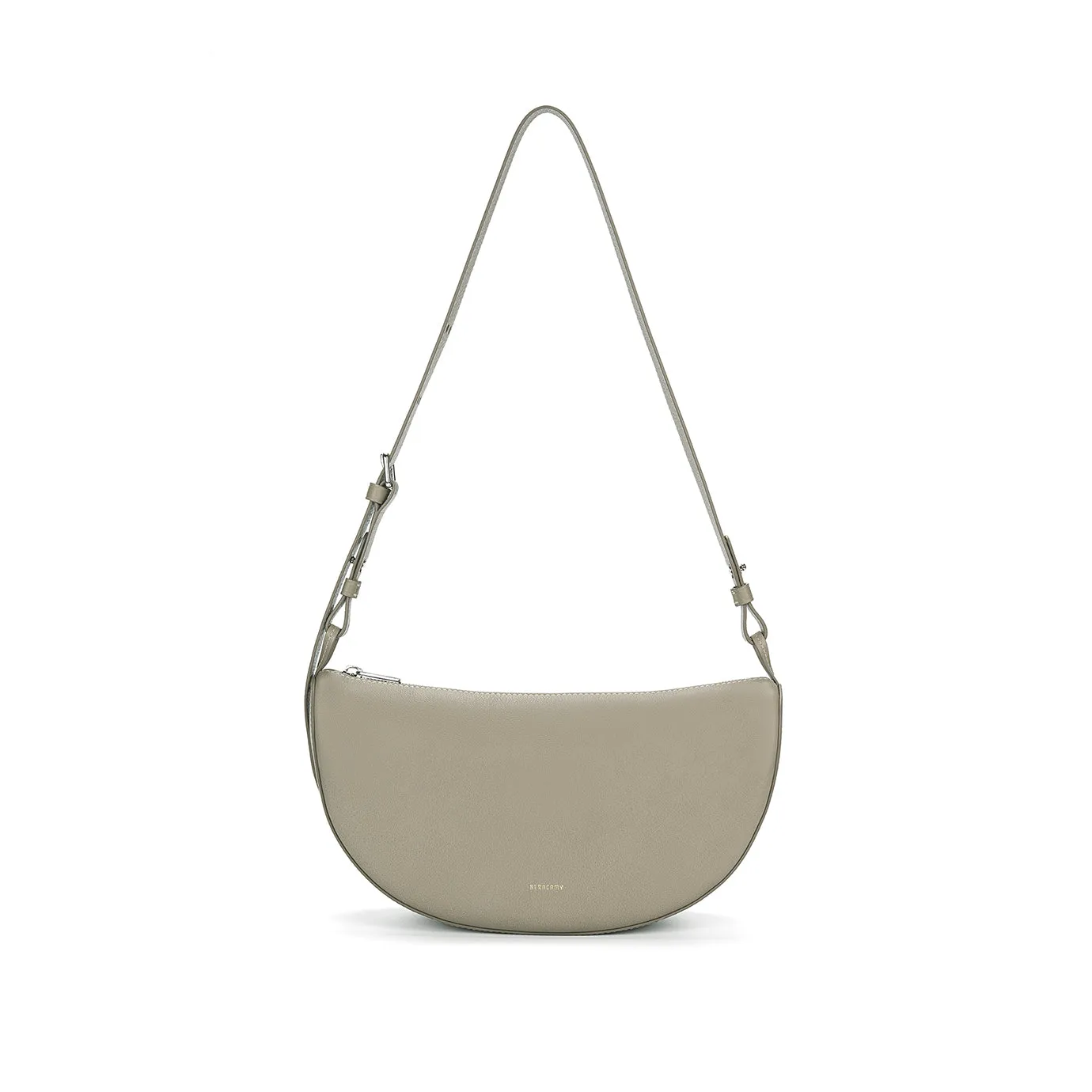 Demi Lune Shoulder Bag - Grey