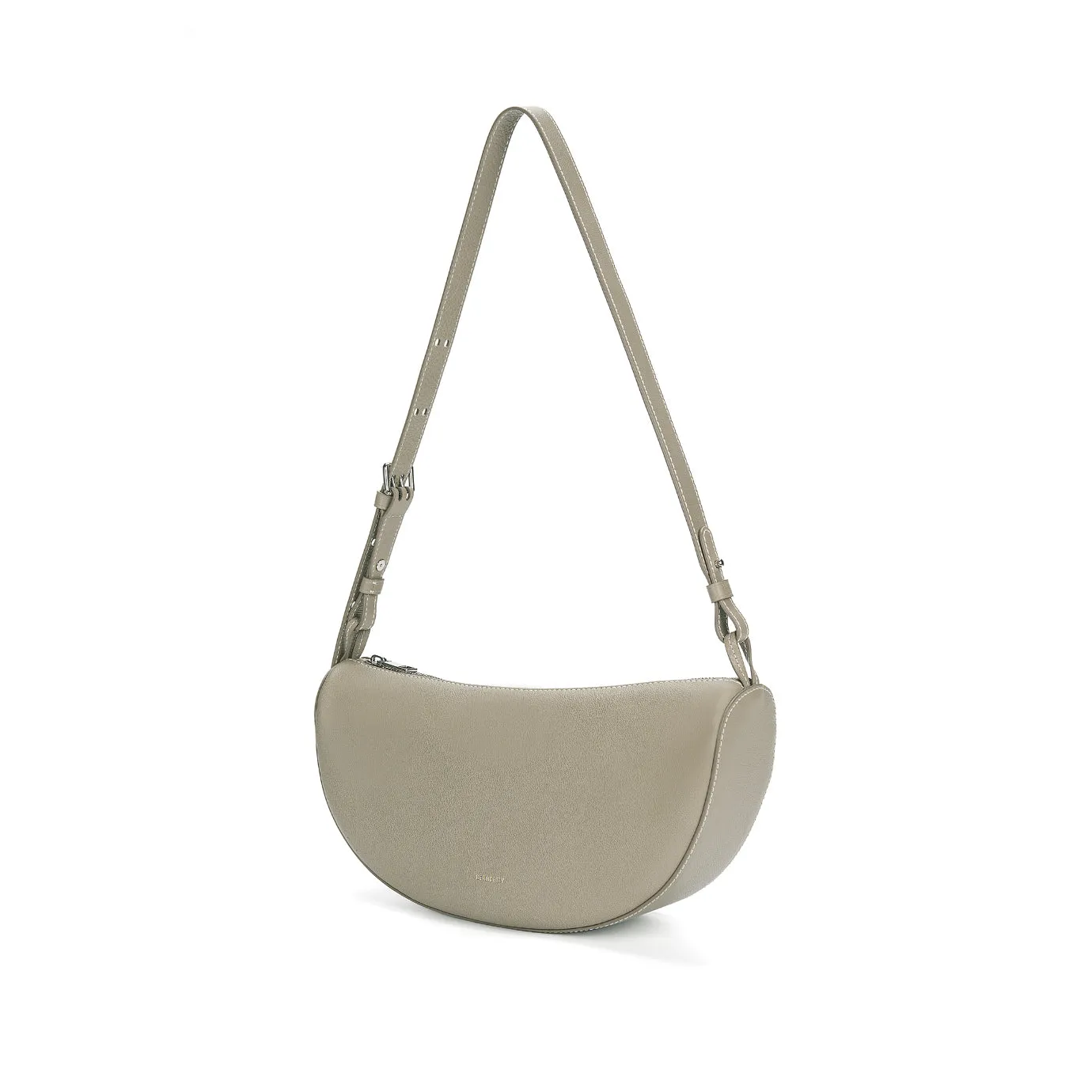Demi Lune Shoulder Bag - Grey