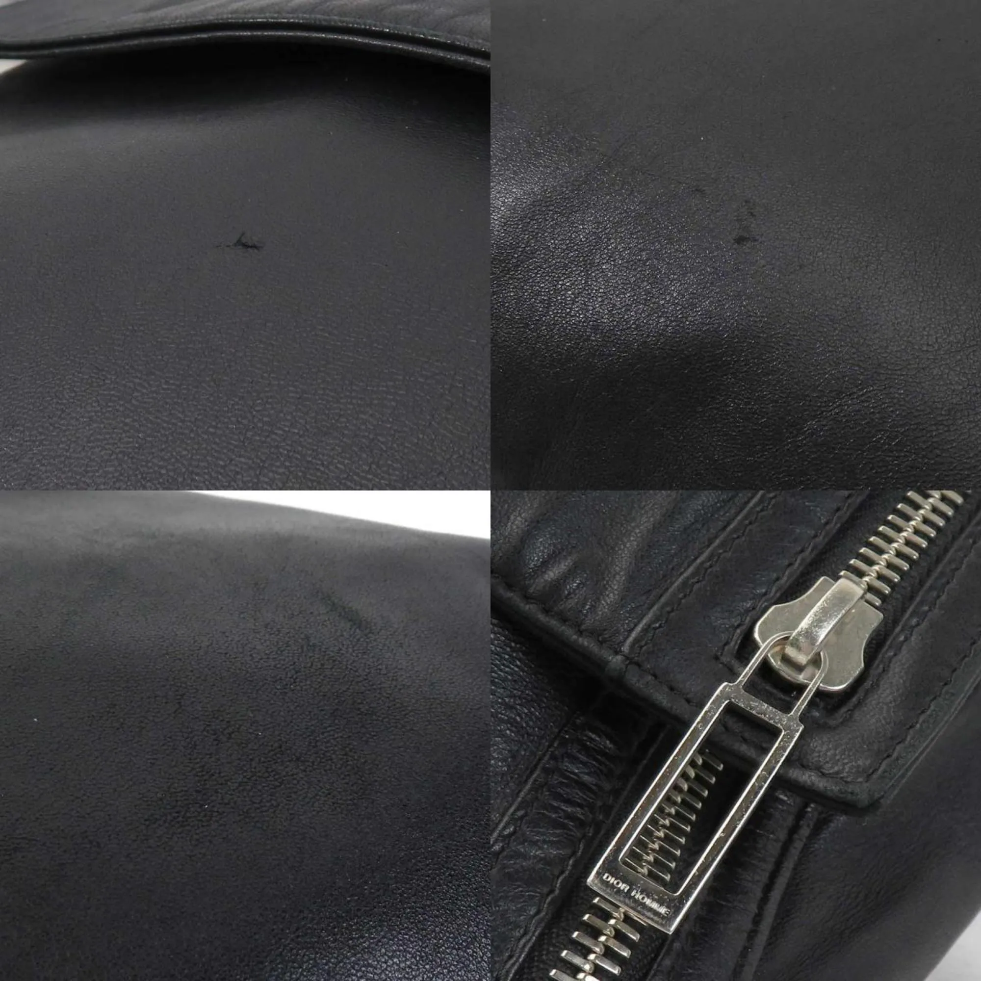 Dior Homme Leather Shoulder Bag (Pre-Owned)