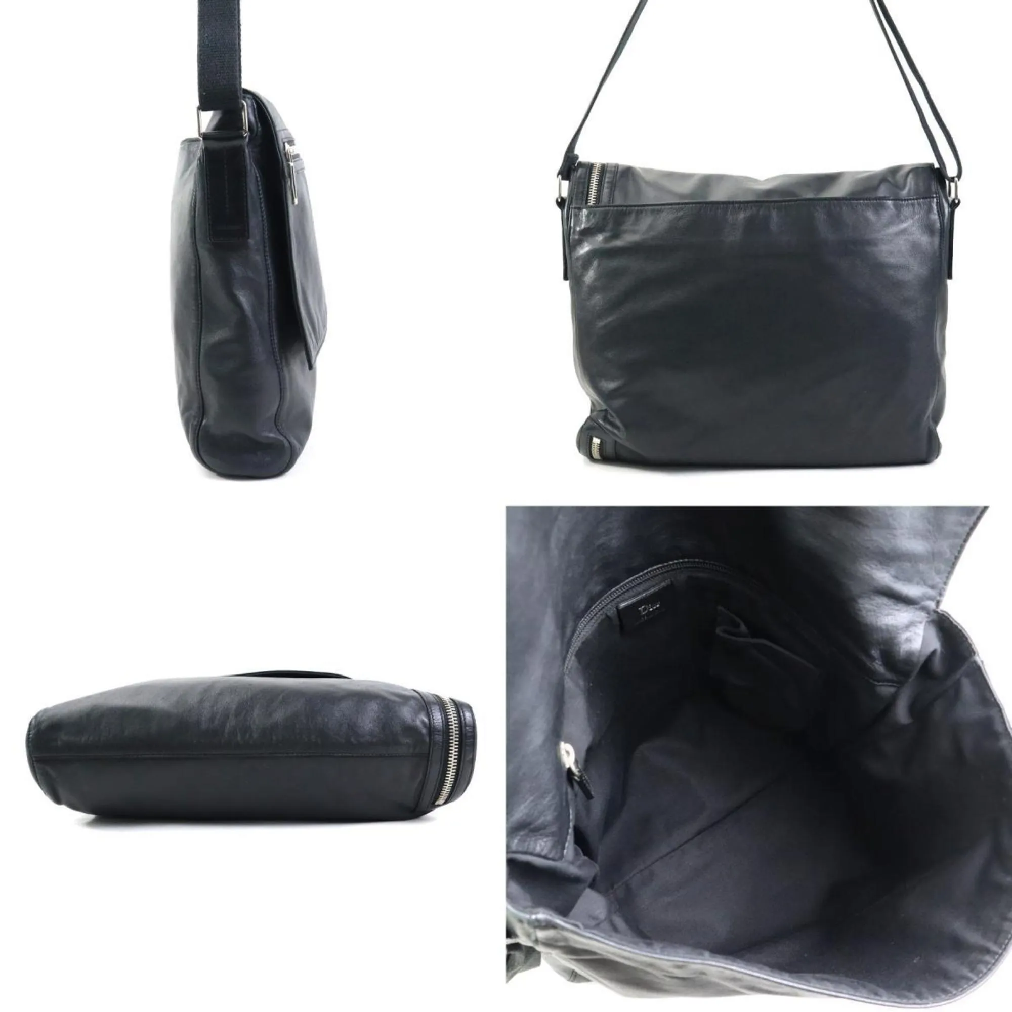 Dior Homme Leather Shoulder Bag (Pre-Owned)