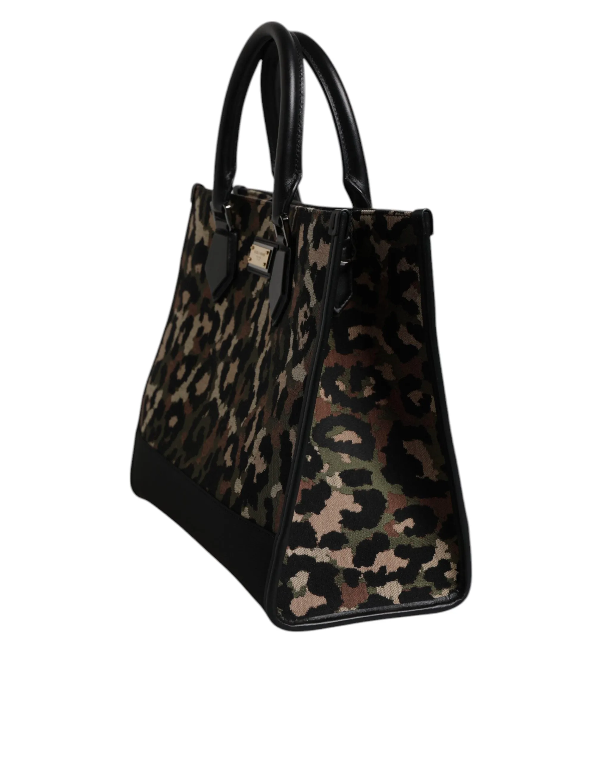 Dolce & Gabbana multi Leopard Shopping Tote Shoulder Men's Bag