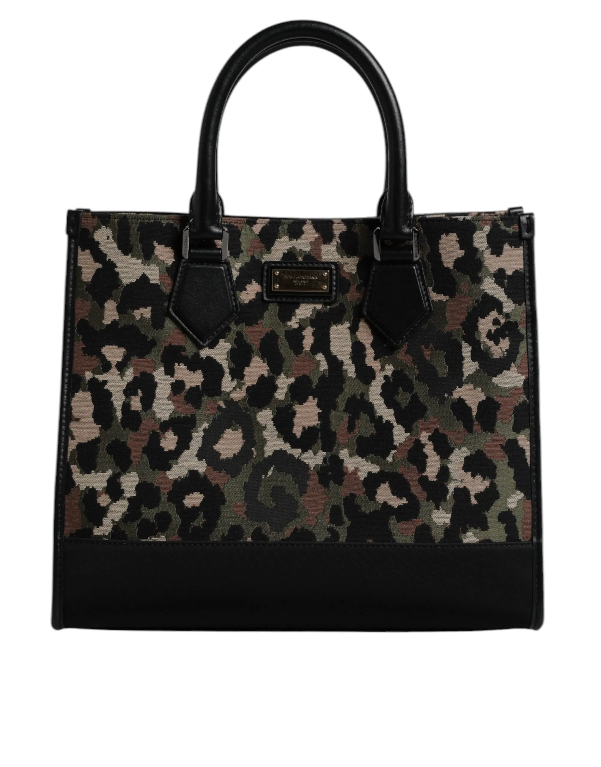 Dolce & Gabbana multi Leopard Shopping Tote Shoulder Men's Bag