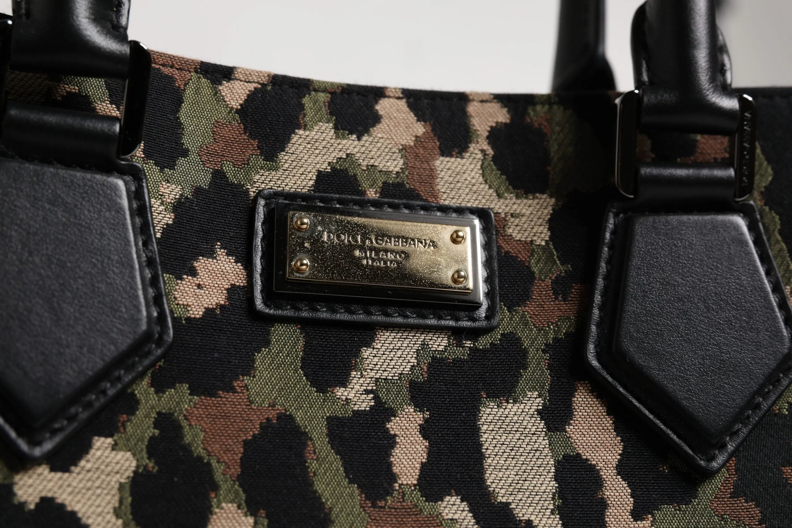 Dolce & Gabbana multi Leopard Shopping Tote Shoulder Men's Bag