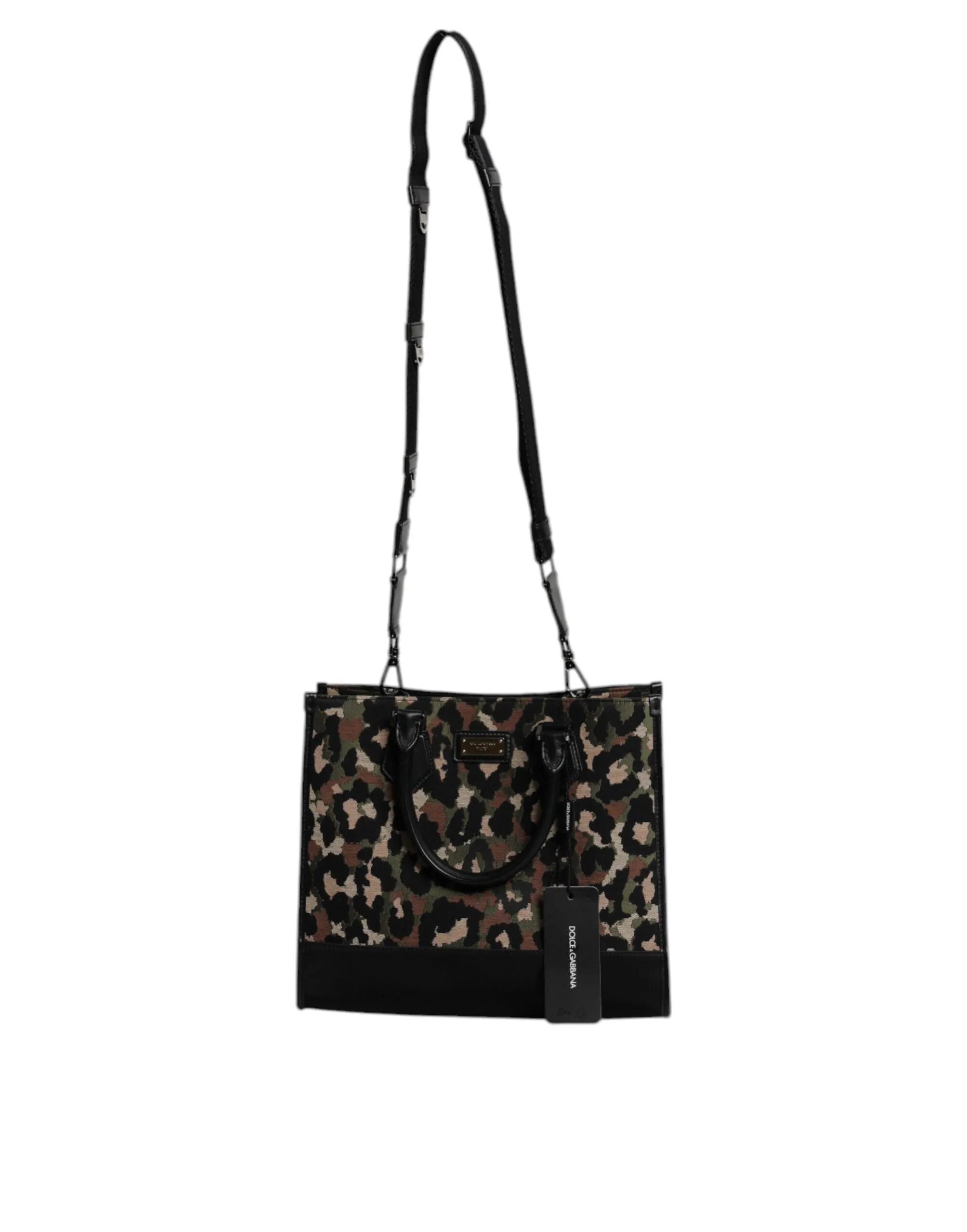 Dolce & Gabbana multi Leopard Shopping Tote Shoulder Men's Bag