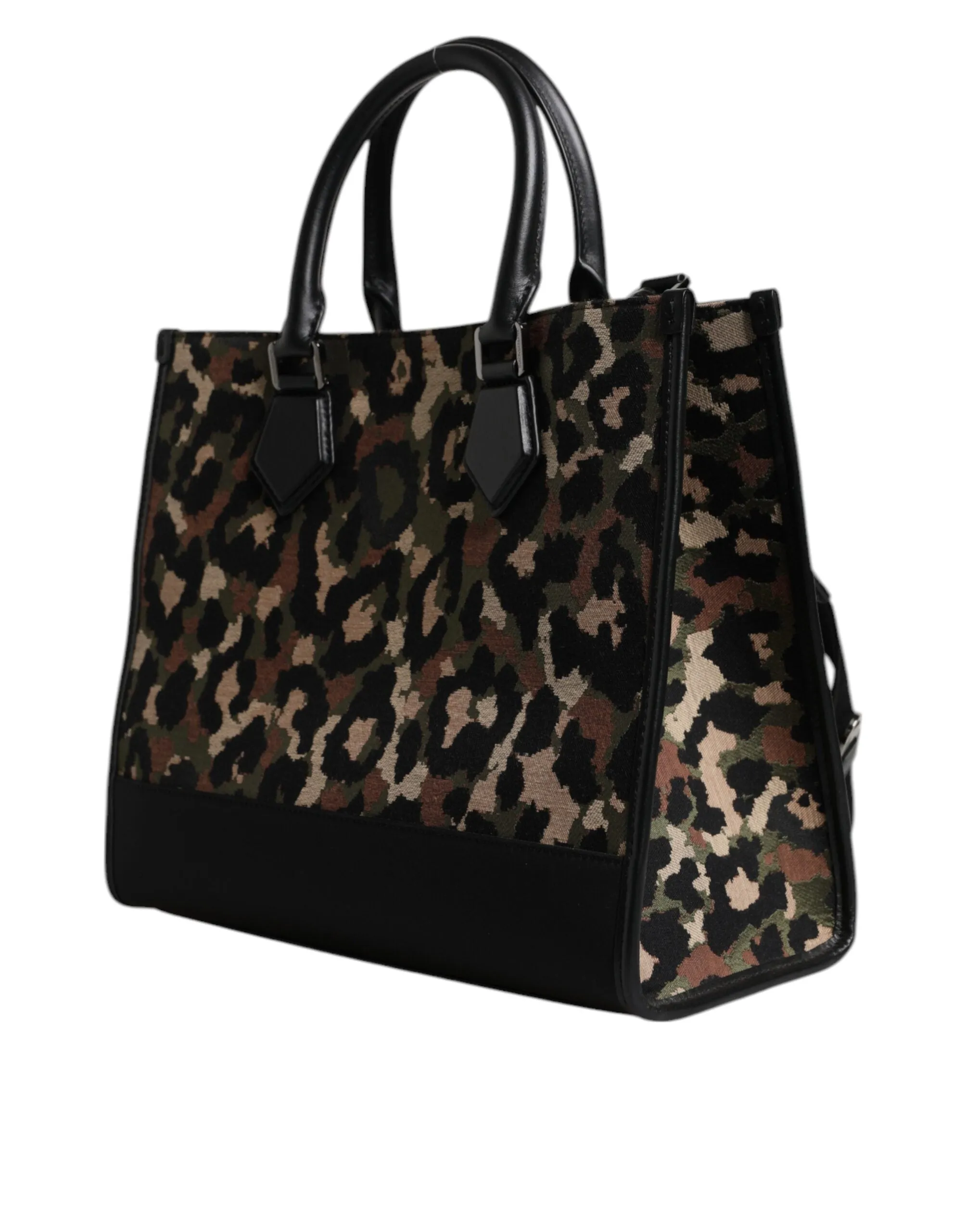 Dolce & Gabbana multi Leopard Shopping Tote Shoulder Men's Bag