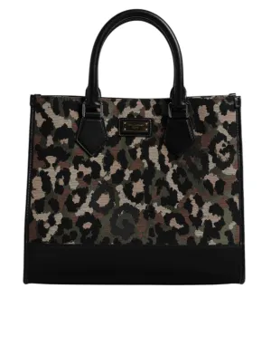 Dolce & Gabbana multi Leopard Shopping Tote Shoulder Men's Bag