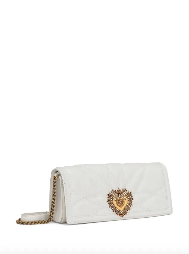 Dolce & Gabbana quilted nappa leather Devotion baguette bag