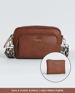 Doyle Crossbody & Purse Bundle - Tan