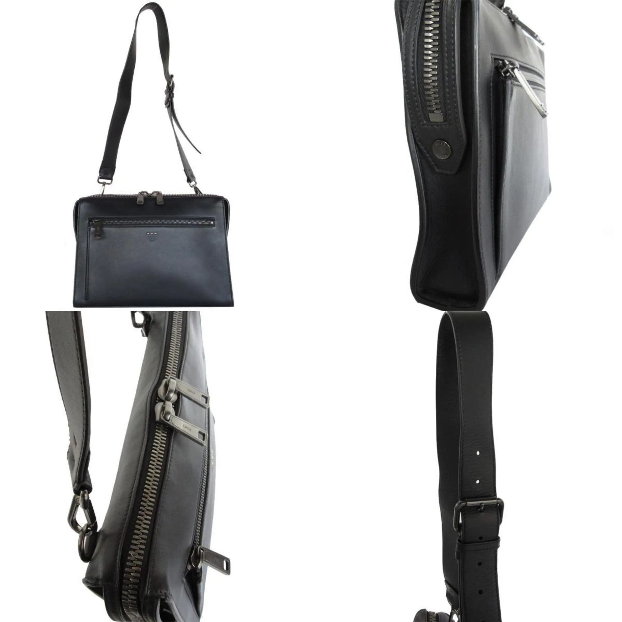 Fendi Leather Shoulder Bag (Pre-Owned)