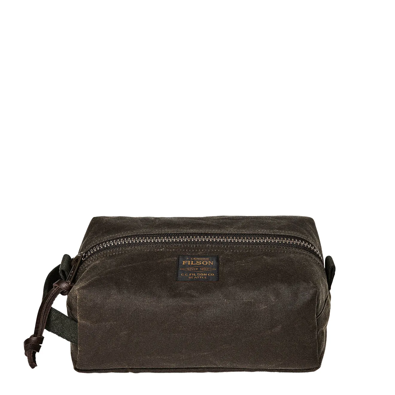 Filson Tin Cloth Travel Kit Otter Green