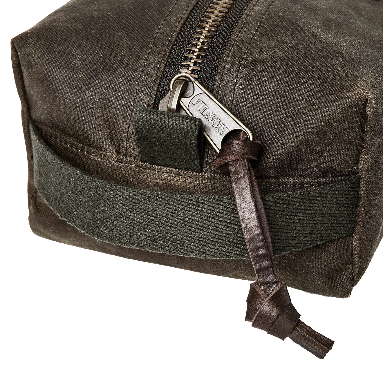 Filson Tin Cloth Travel Kit Otter Green
