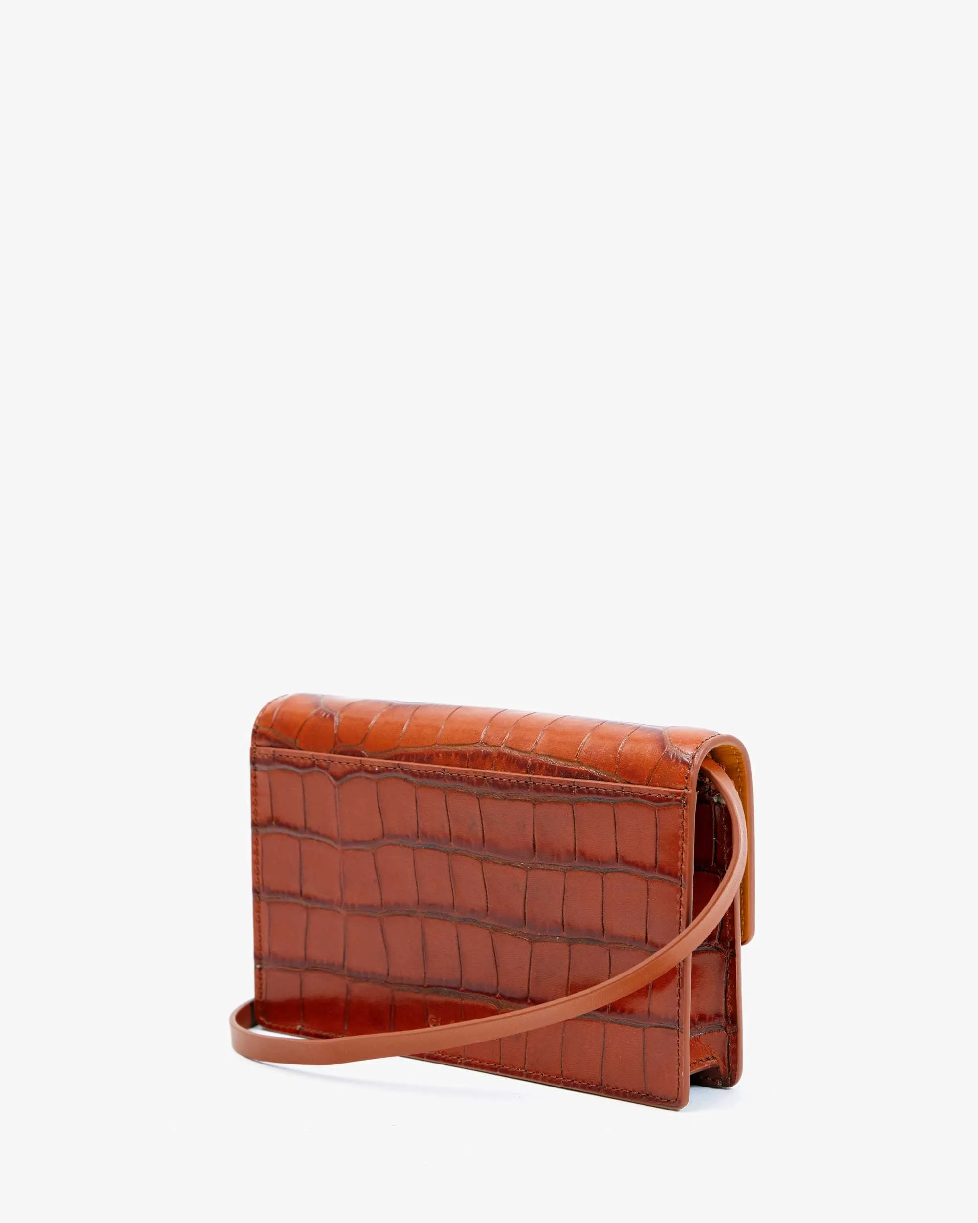 F??te Pochette Handbags - Crossbody - Fete Cuoio Autumn Croco