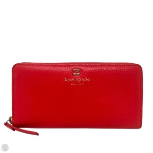 Grant Park Neda Wallet Designer By Kate Spade In Geranium, Size: Medium