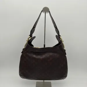 Gucci Brown Leather Shoulder Bag Medium