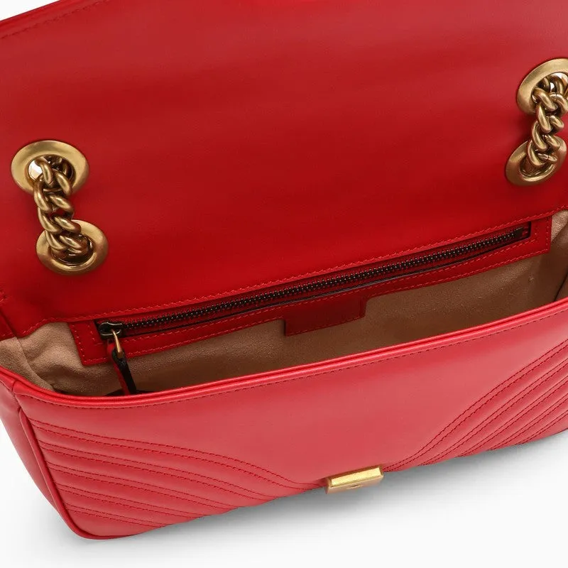 Gucci Gg Marmont Red Small Shoulder Bag Women