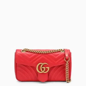 Gucci Gg Marmont Red Small Shoulder Bag Women