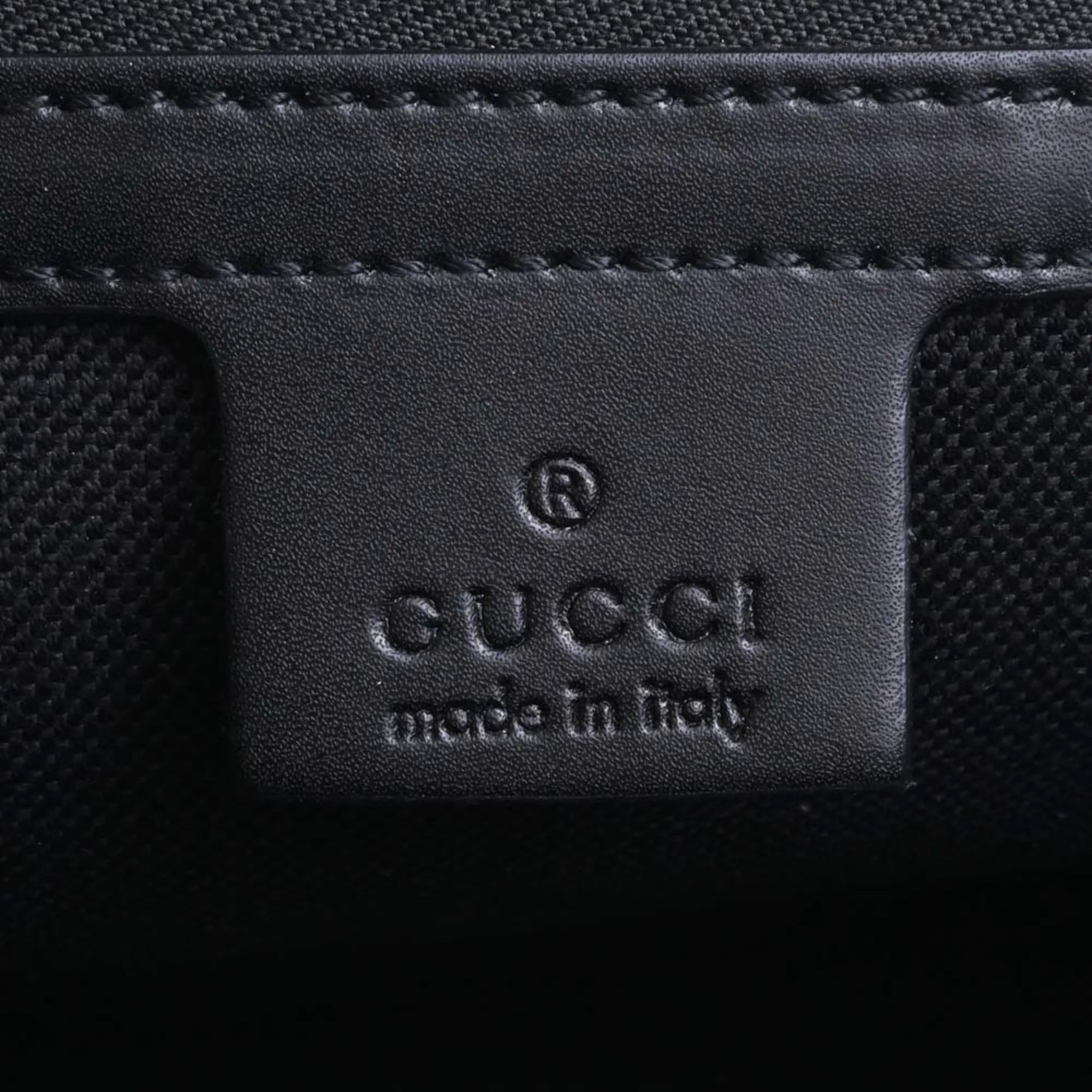 GUCCI GG Supreme Shoulder Bag 474139 Black Men's