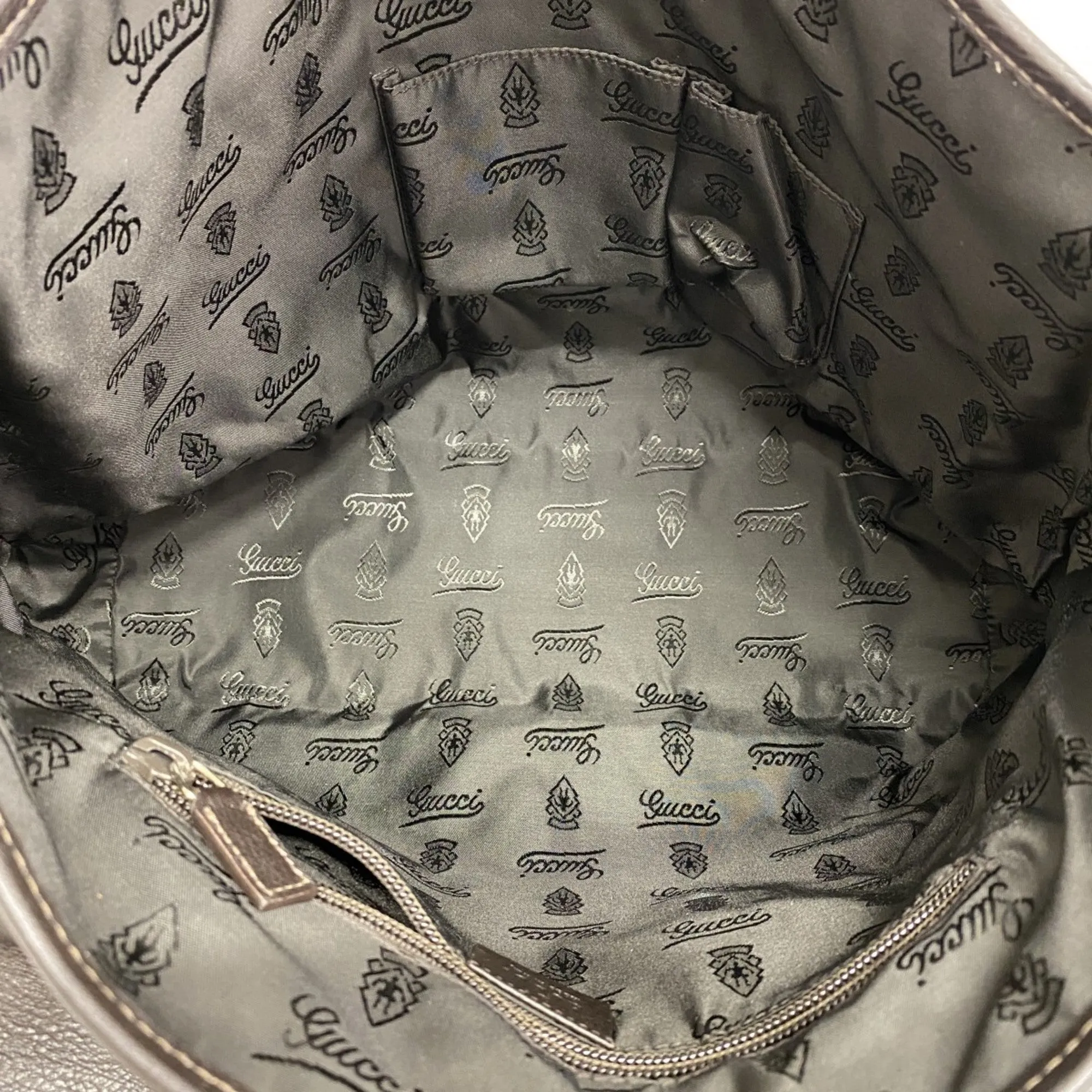 Gucci Leather Shoulder Bag (Pre-Owned)