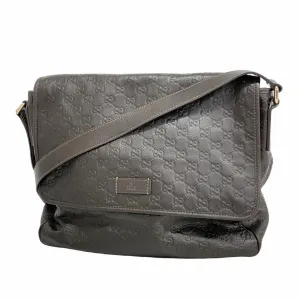 Gucci Leather Shoulder Bag (Pre-Owned)
