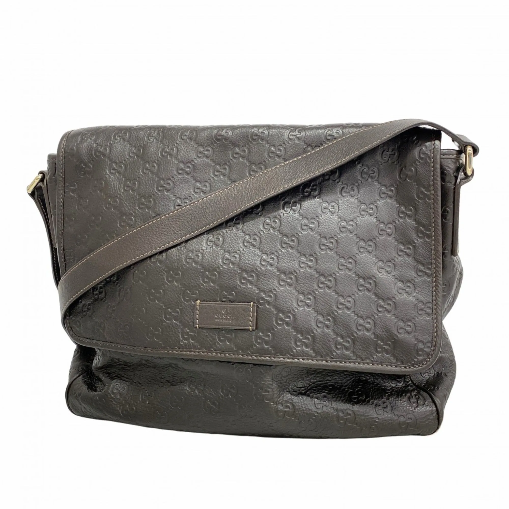Gucci Leather Shoulder Bag (Pre-Owned)