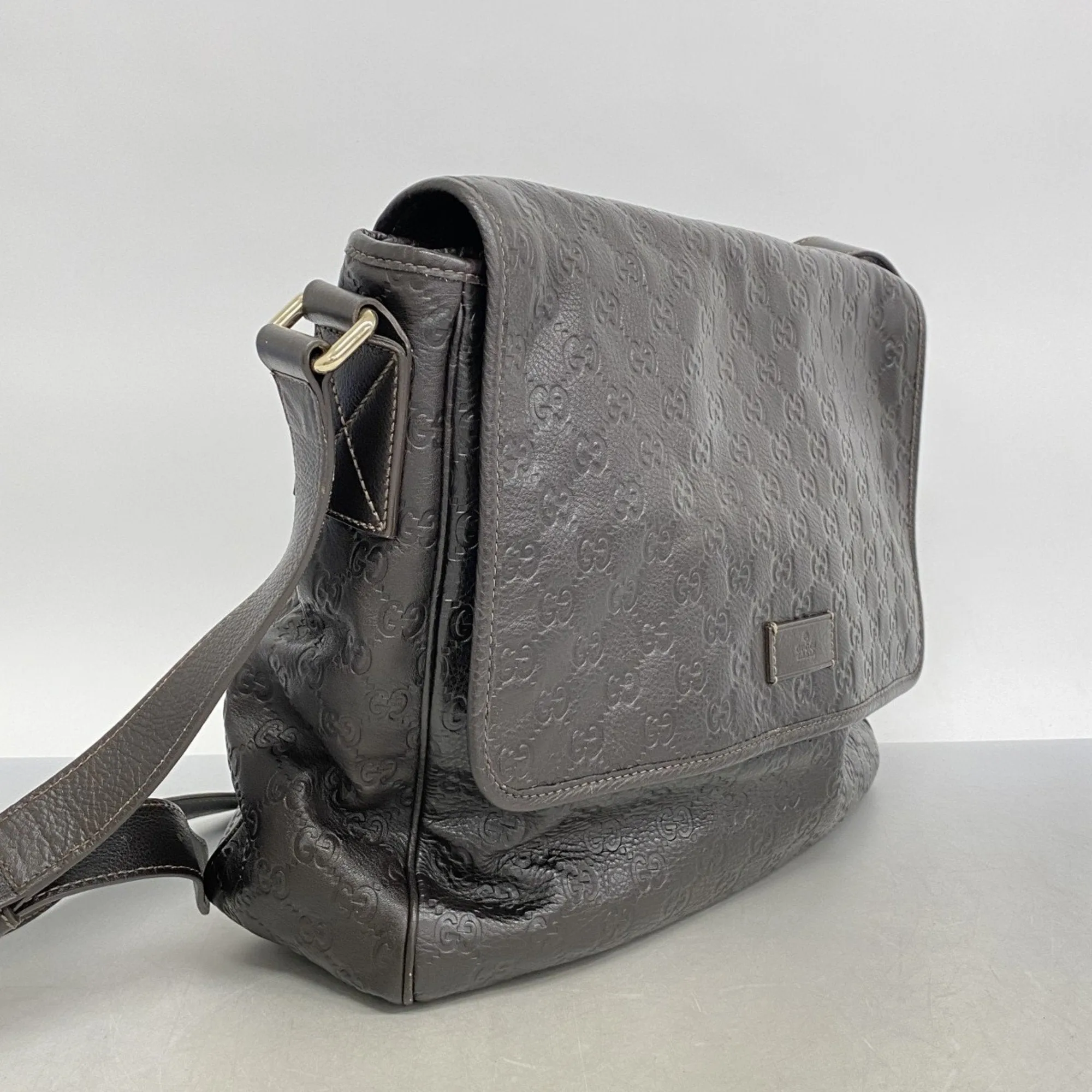 Gucci Leather Shoulder Bag (Pre-Owned)