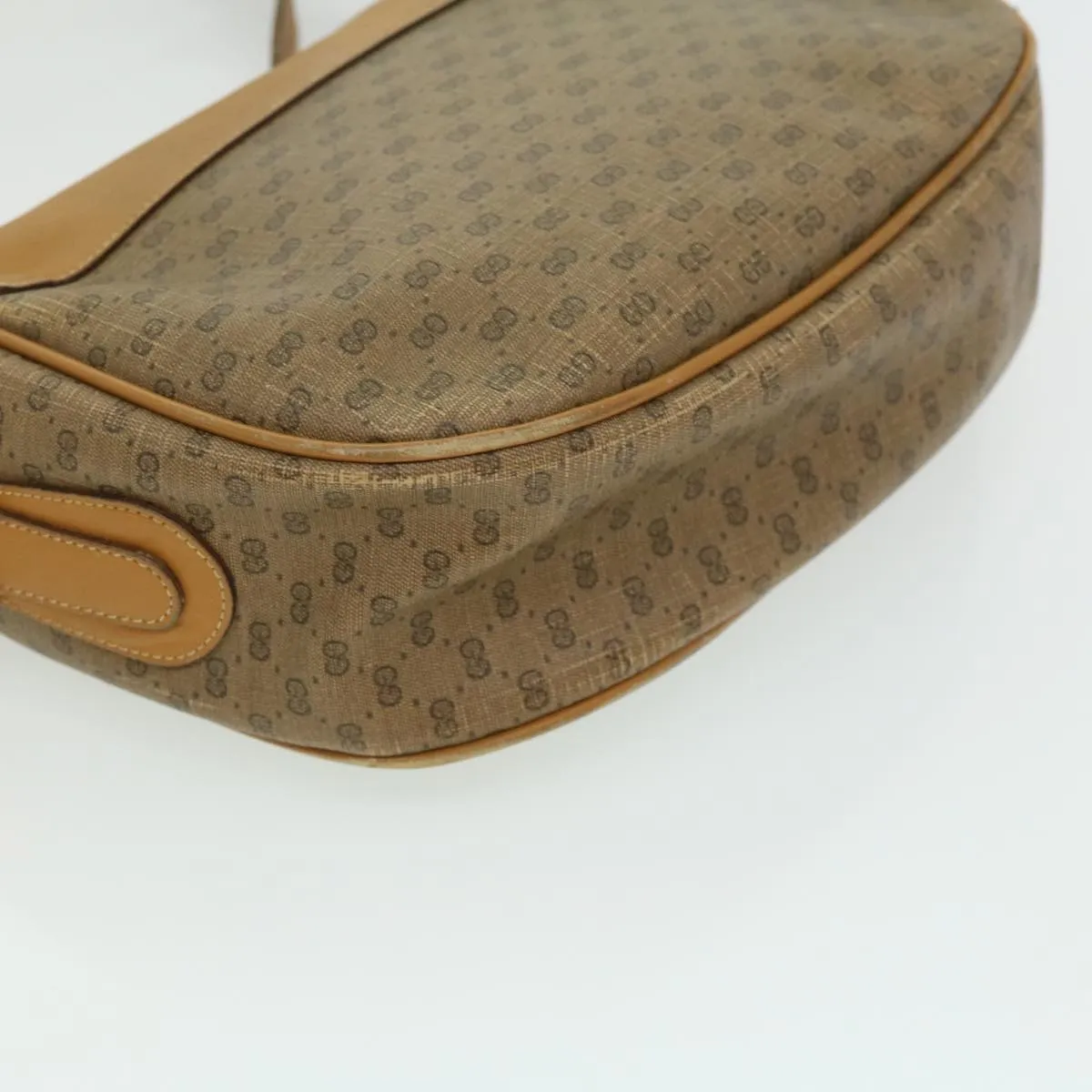 GUCCI Micro GG Canvas Shoulder Bag Brown 001580918  rd2931