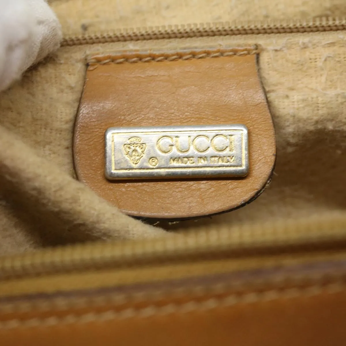 GUCCI Micro GG Canvas Shoulder Bag Brown 001580918  rd2931