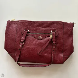 Handbag Designer By Coach, Size: Large