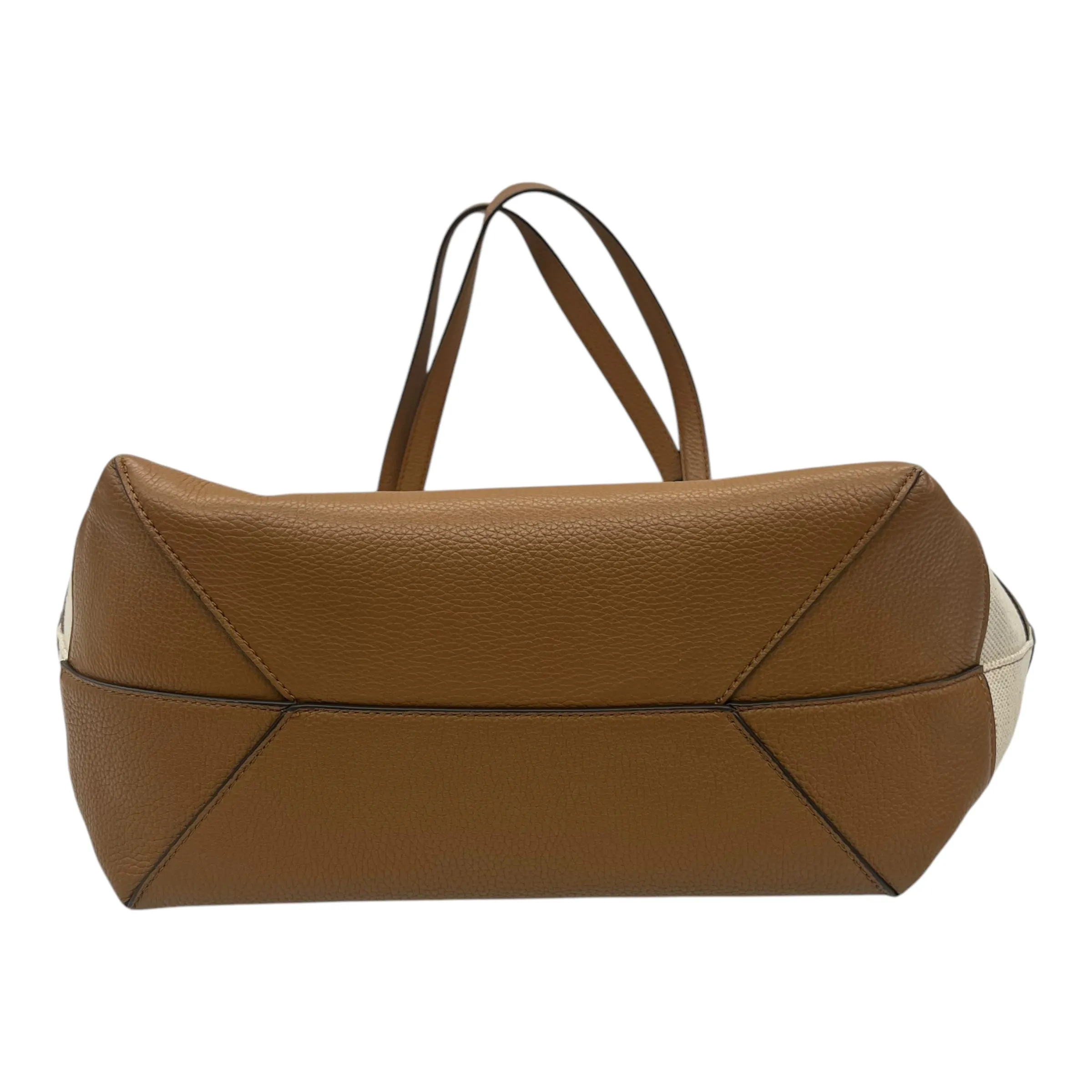 Handbag Designer By Michael Kors In Brown & Tan, Size:Large