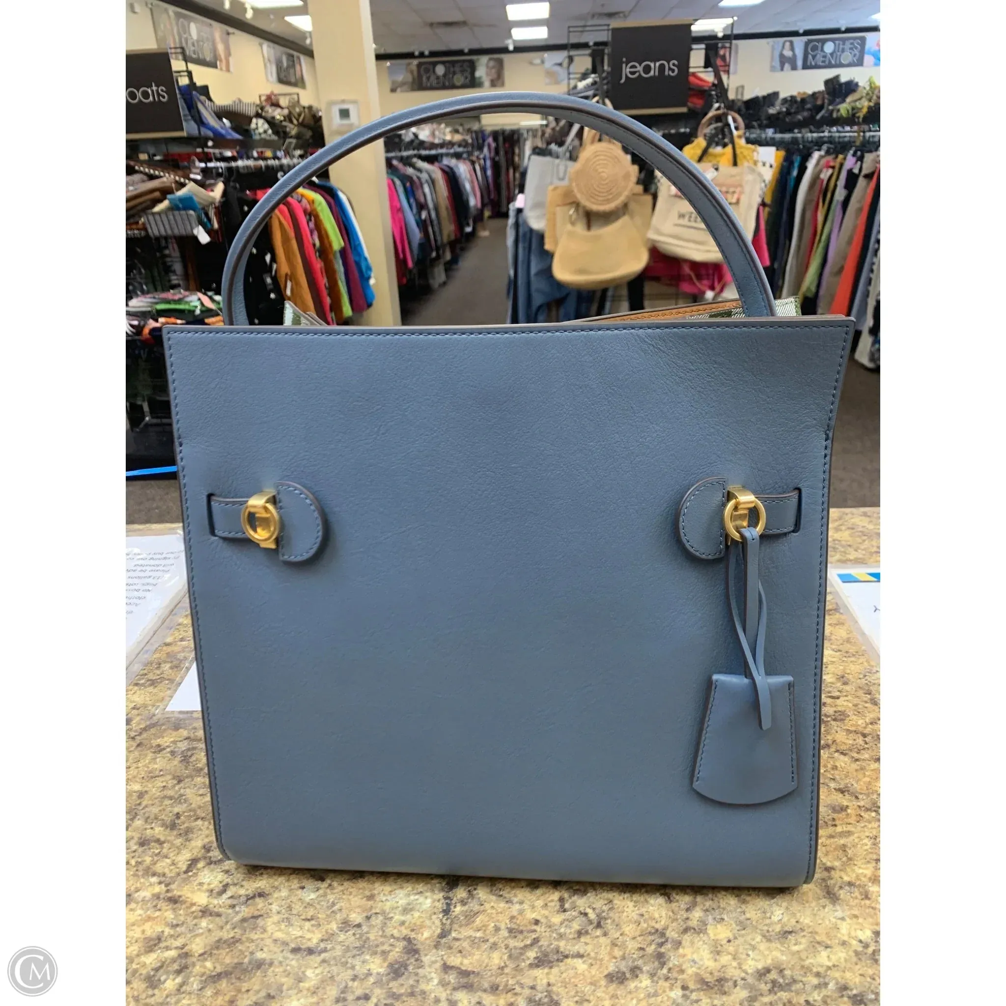 Handbag Designer By Tory Burch, Size: Large