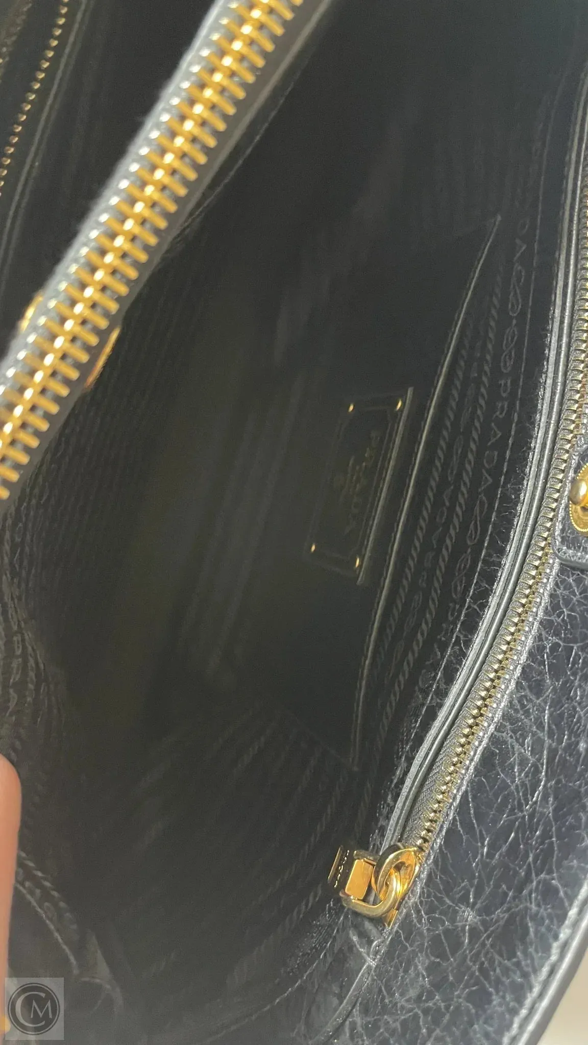 Handbag Luxury Designer By Prada,