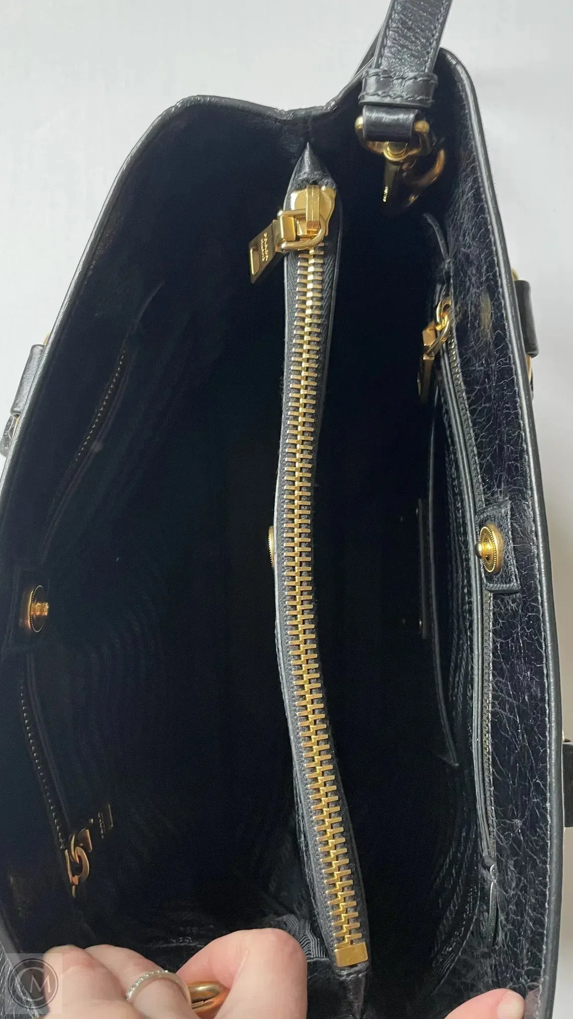 Handbag Luxury Designer By Prada,