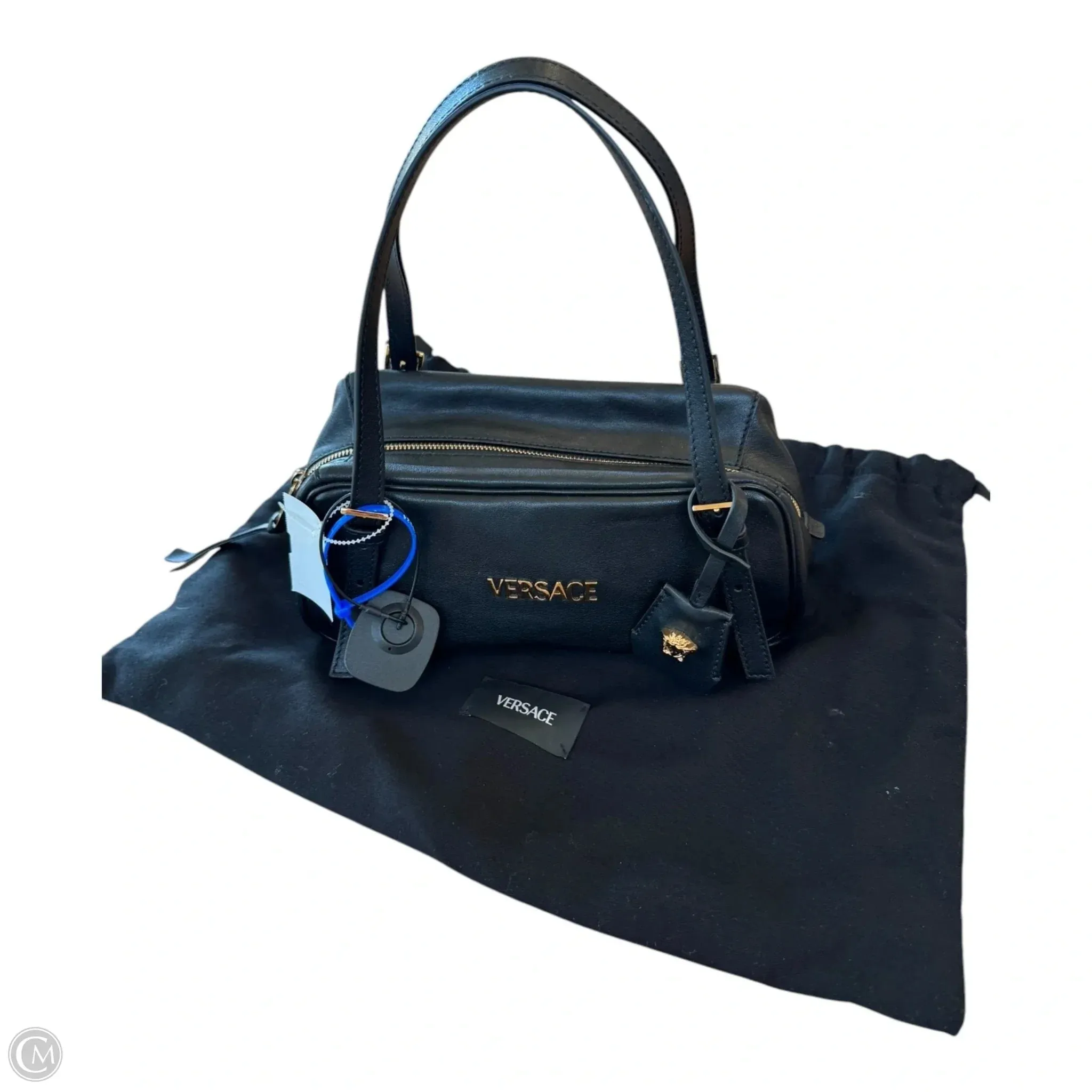 Handbag Luxury Designer By Versace, Size: Small