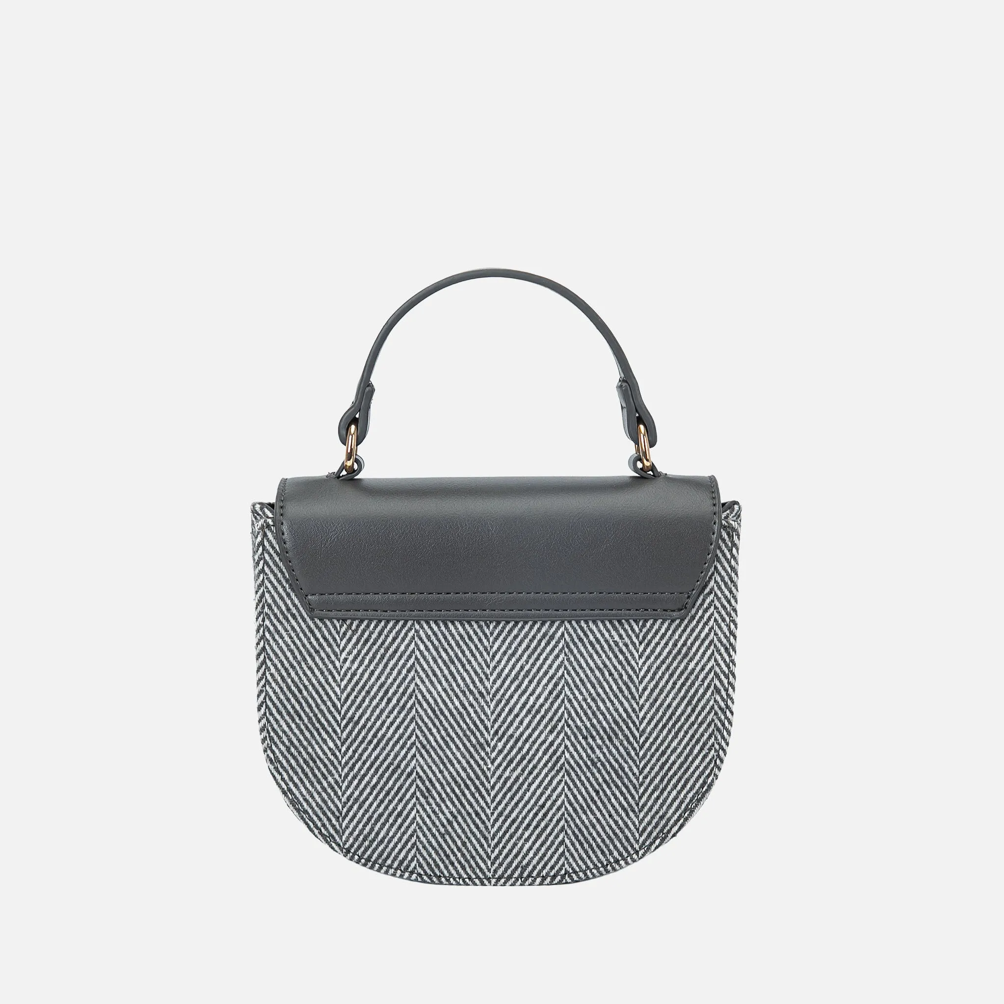 Heloise Herringbone Crossbody Bag